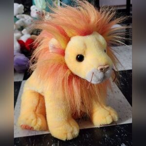 2000 Vintage Beanie Buddies Bushy The Lion *no hang tag*
